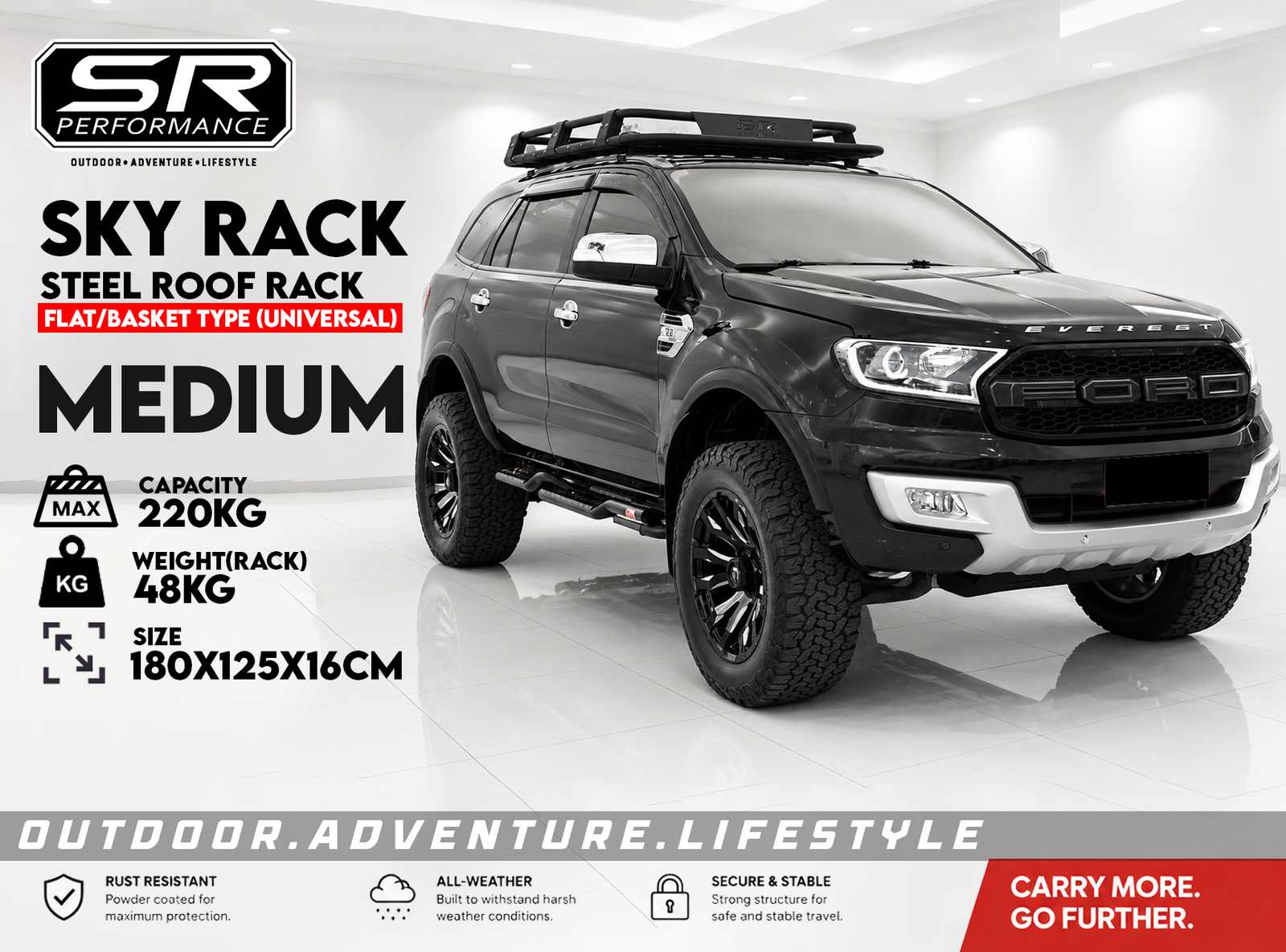 SKY RACK MEDIUM FORD EVEREST